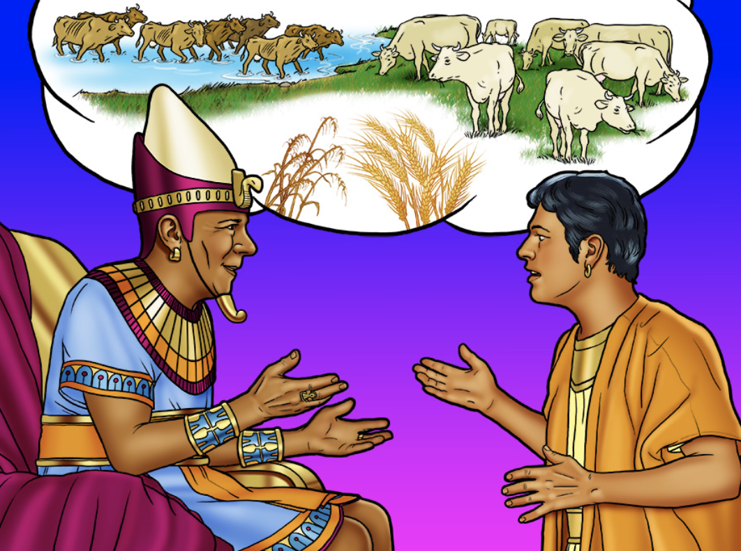 Pharaoh told Joseph his dream