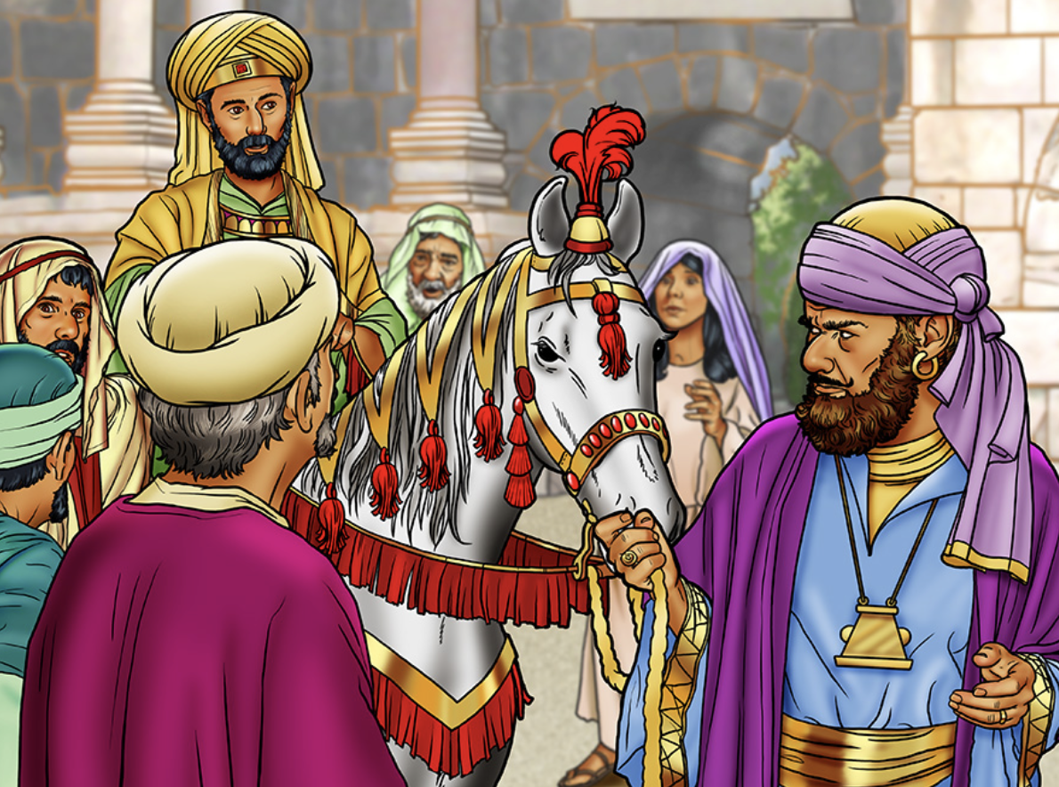 Haman couldn’t win against God’s people. God protected and honored Mordecai.
